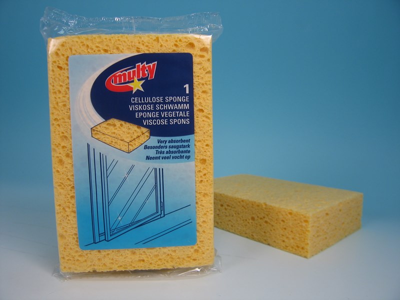 Multy Viscose huishoudspons 13x10x4cm